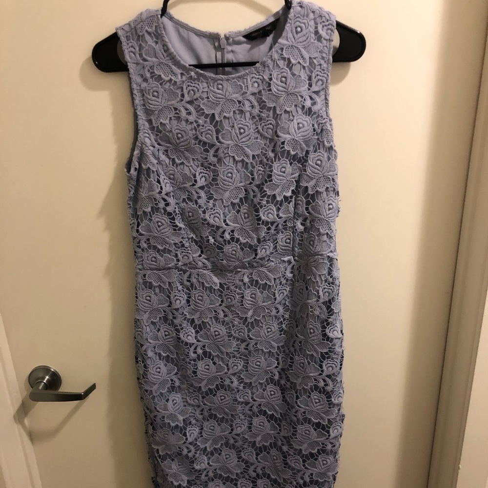 Light Purple Lace Sheath Shift Dress
